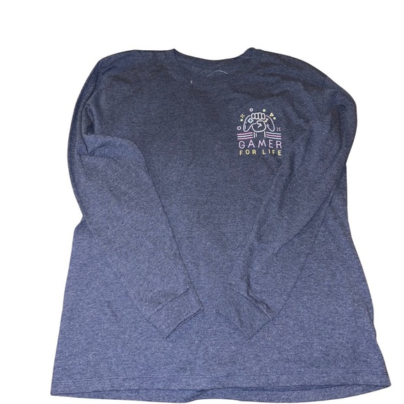 Women's Blue Gamer Long Sleeve Tee, NWOT - Picture 2 of 5